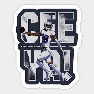 Ceedee Lamb Dallas Cee Ya Sticker